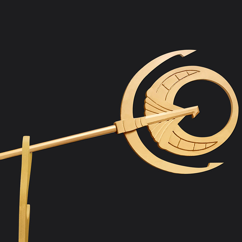 冥王神话圣斗士星矢雅典娜cos道具武器法杖权杖cosplay配件