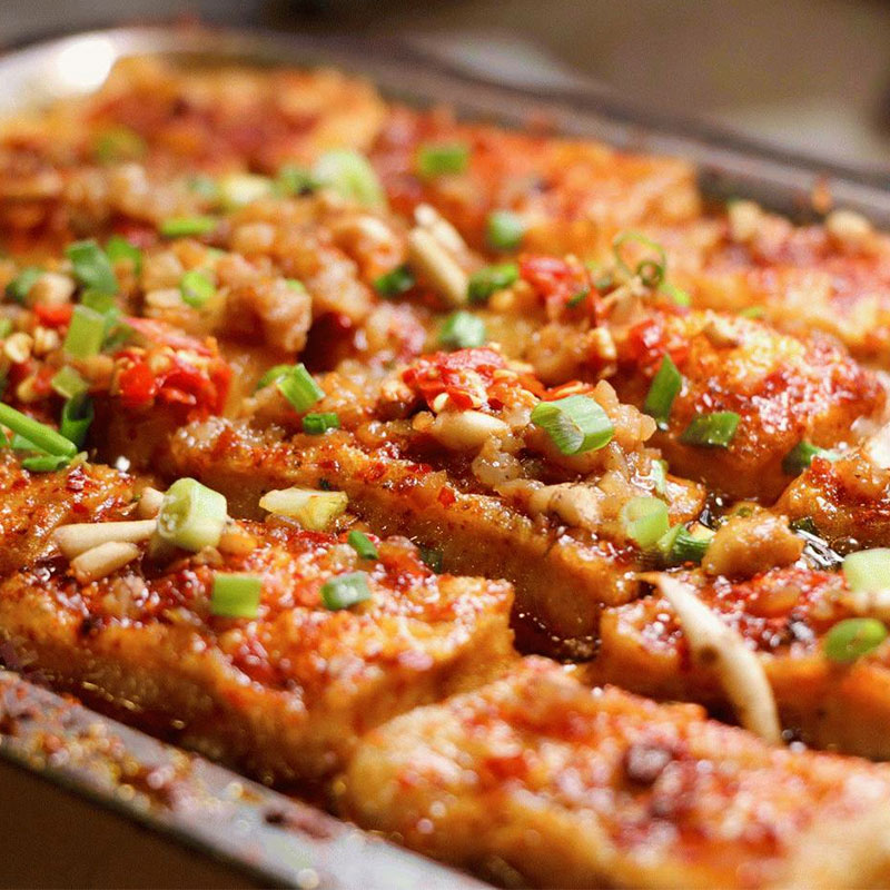 包浆豆腐380g箱装云南石屏风味烧烤铁板夜宵臭豆腐