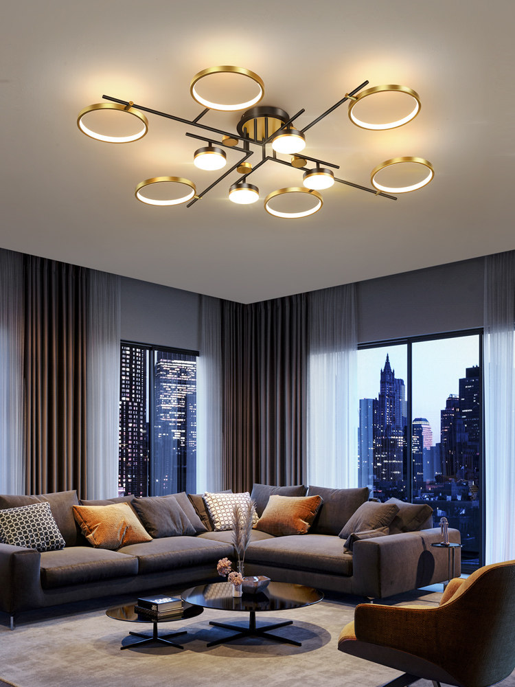 客厅灯轻奢2020年新款北欧灯具 现代简约大气高档家用led吸顶灯饰