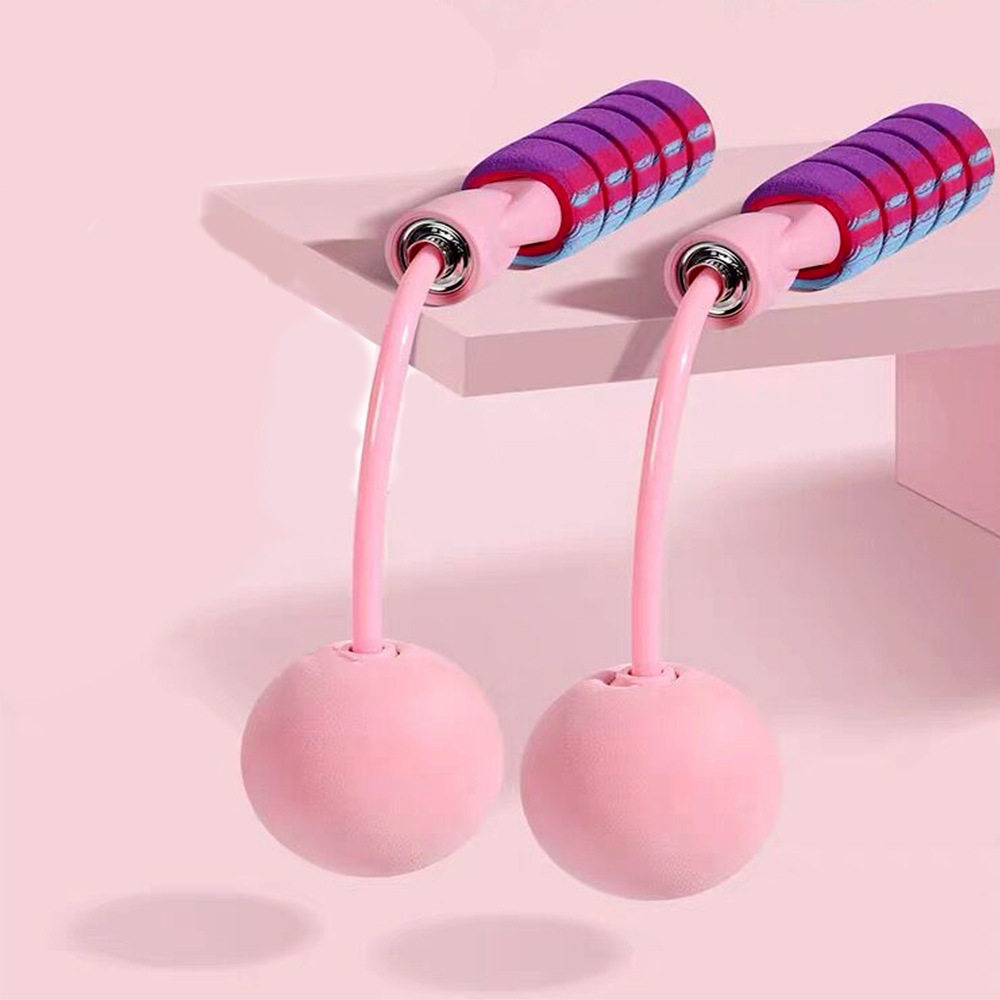 负重跳绳无绳有绳用款成人男女健身器材室内静音跳绳