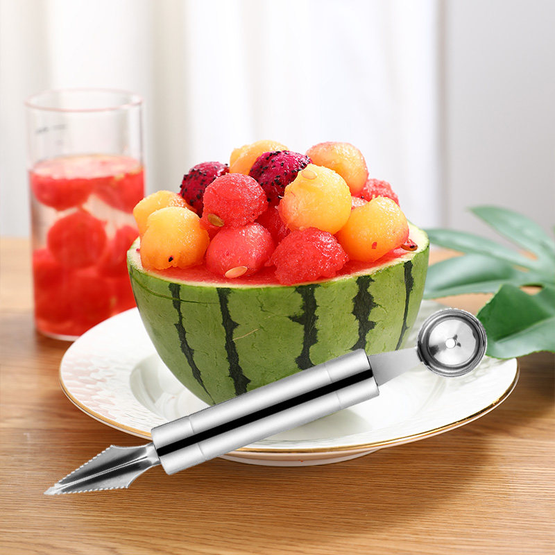 水果挖球器挖水果球挖西瓜球勺子切西瓜去籽神器拼盘雕花造型工具