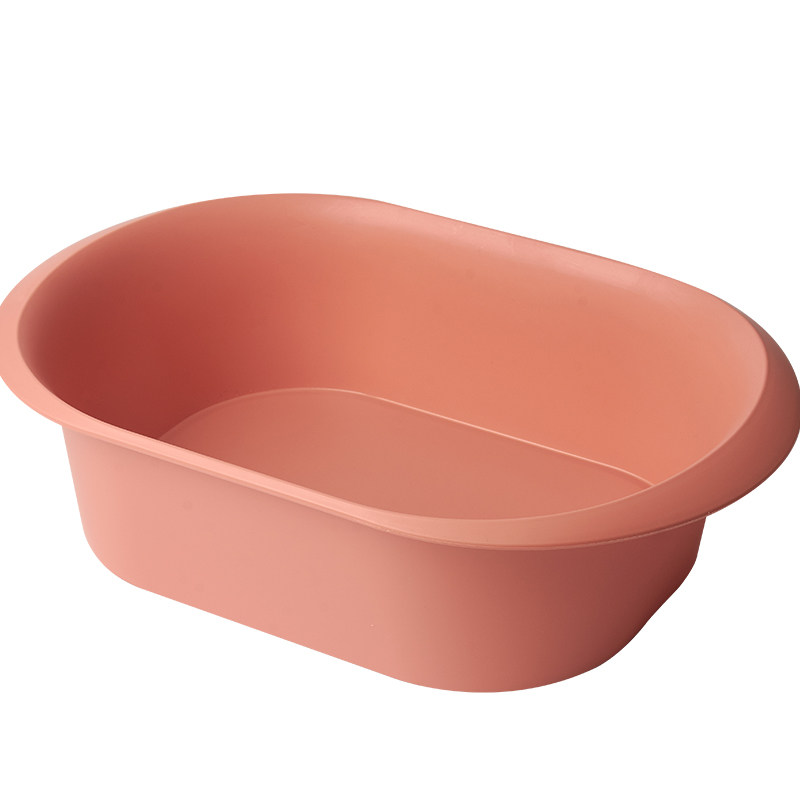 大号加厚脸盆儿童婴儿浴盆家用大码椭圆盆子塑料洗衣盆宝宝洗澡盆