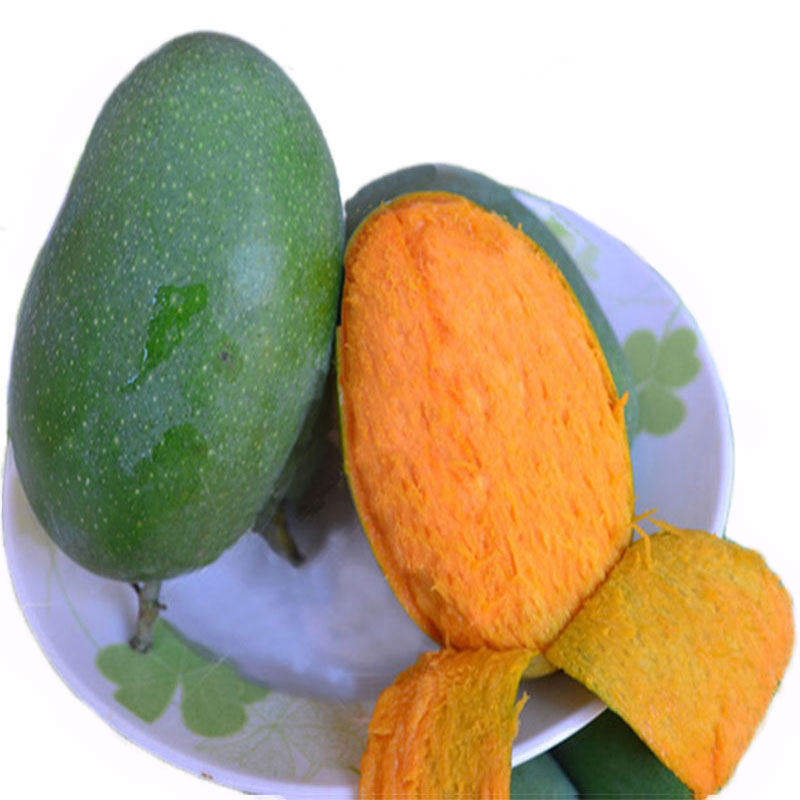 鸡蛋海南芒果现摘本地5斤水果新鲜包邮绿皮芒果