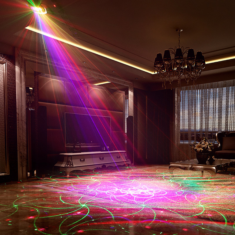 蹦迪家庭射灯迪斯科爆闪氛围彩灯室内夜店酒吧舞台灯光