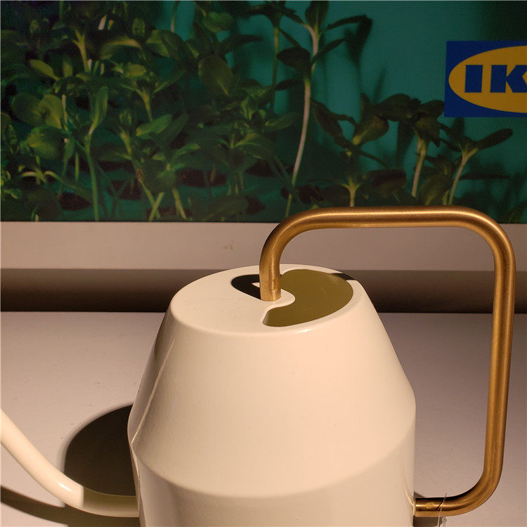 水壶萱萱宜家ikea瓦特卡斯洒水乳白色金黄色浇水洒水