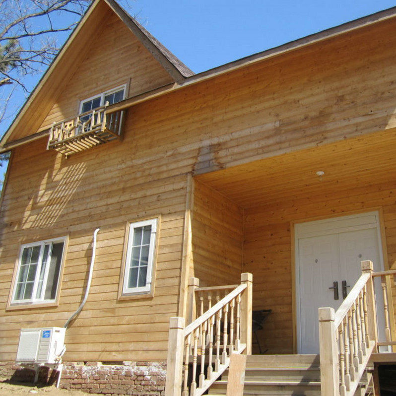 樟子松挂板防腐木外墙板户外平面实木防腐木