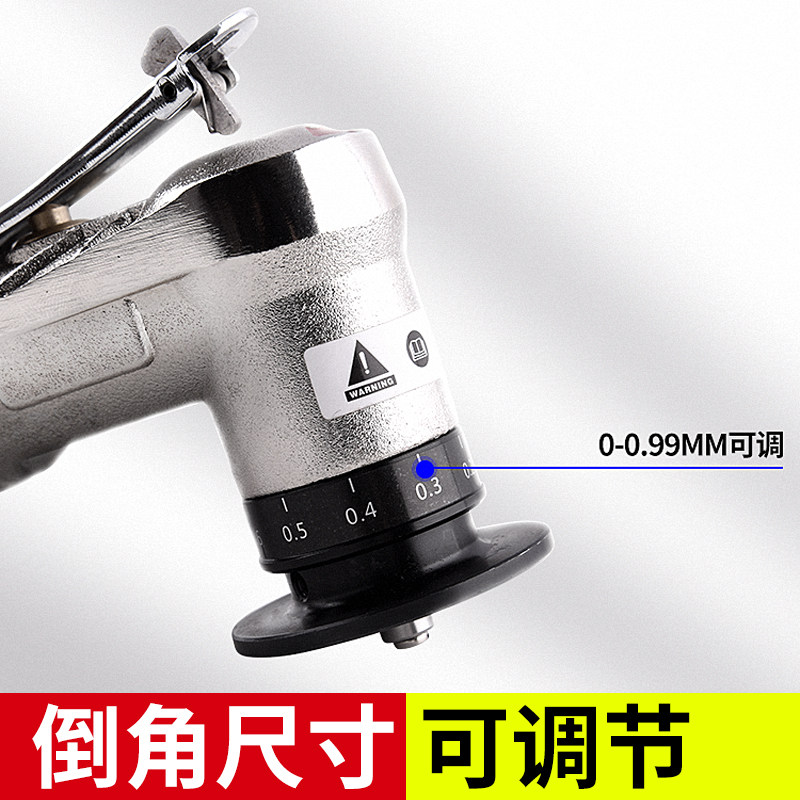 台湾气动倒角机迷你手持式倒角45度圆弧毛刺修边机气动磨光机