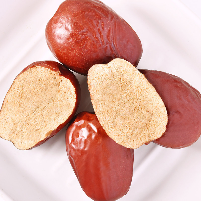 陕西狗头枣特级大枣延安狗头枣陕北清涧特大红枣西安特产5斤整箱-mc