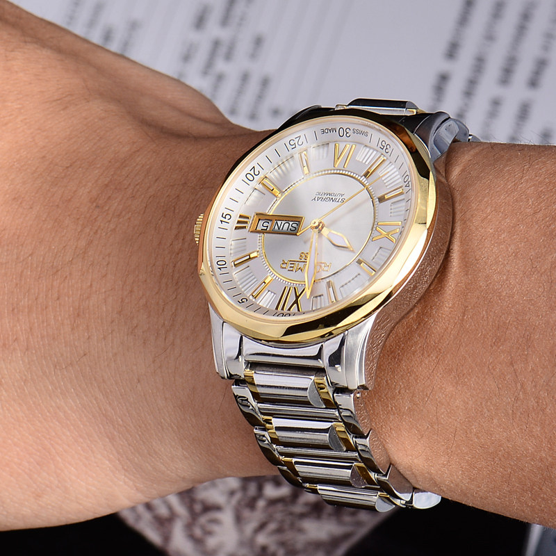 瑞士罗马roamer自动自动机机械表男表原装正品商务瑞士腕表