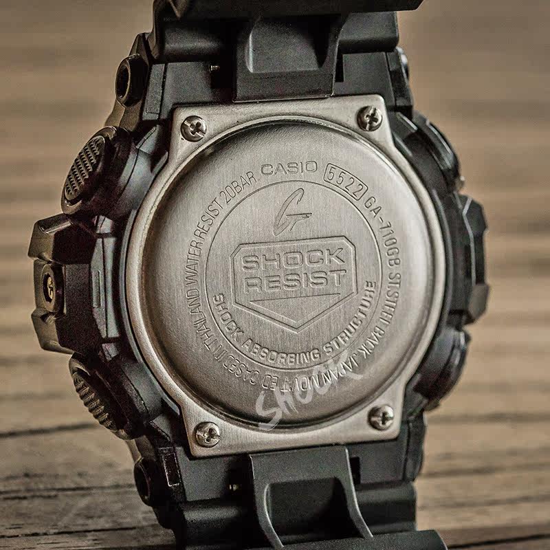 香港直邮 shock金色运动电子防水男表ga 710gb 卡西欧手表男g - 爱购