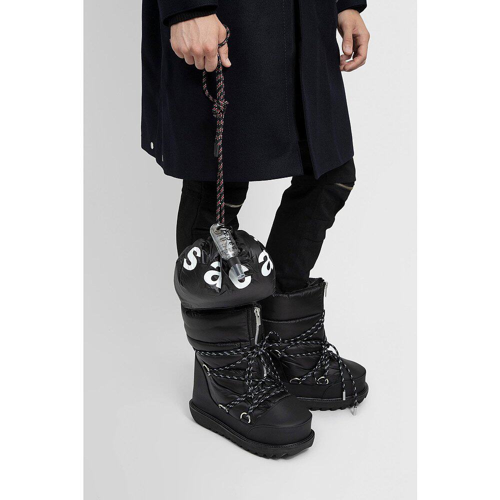 香港直邮潮奢 sacai 男士黑色抽绳斜挎包-sacai品牌-美乐淘潮牌汇