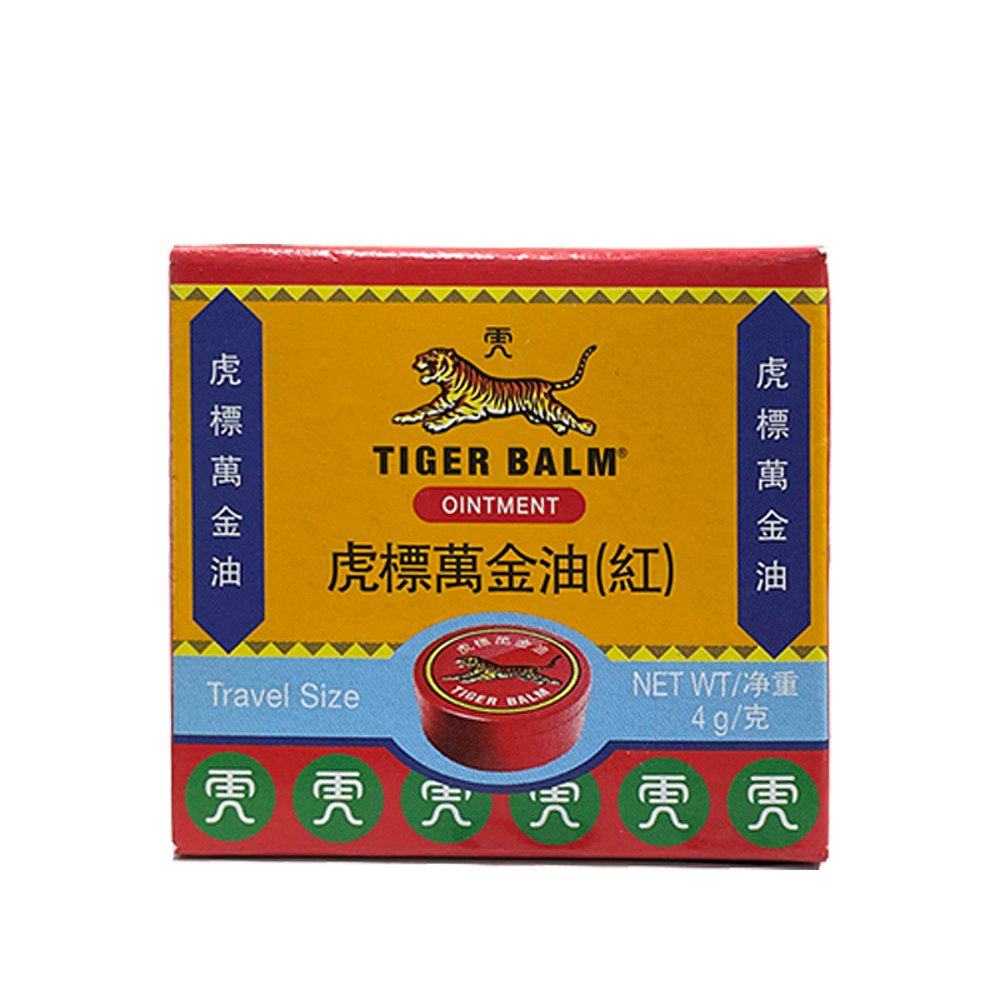 香港直邮tigerbalm虎标万金油红色铁盒4g缓解筋肉疼痛国际皮肤科药品