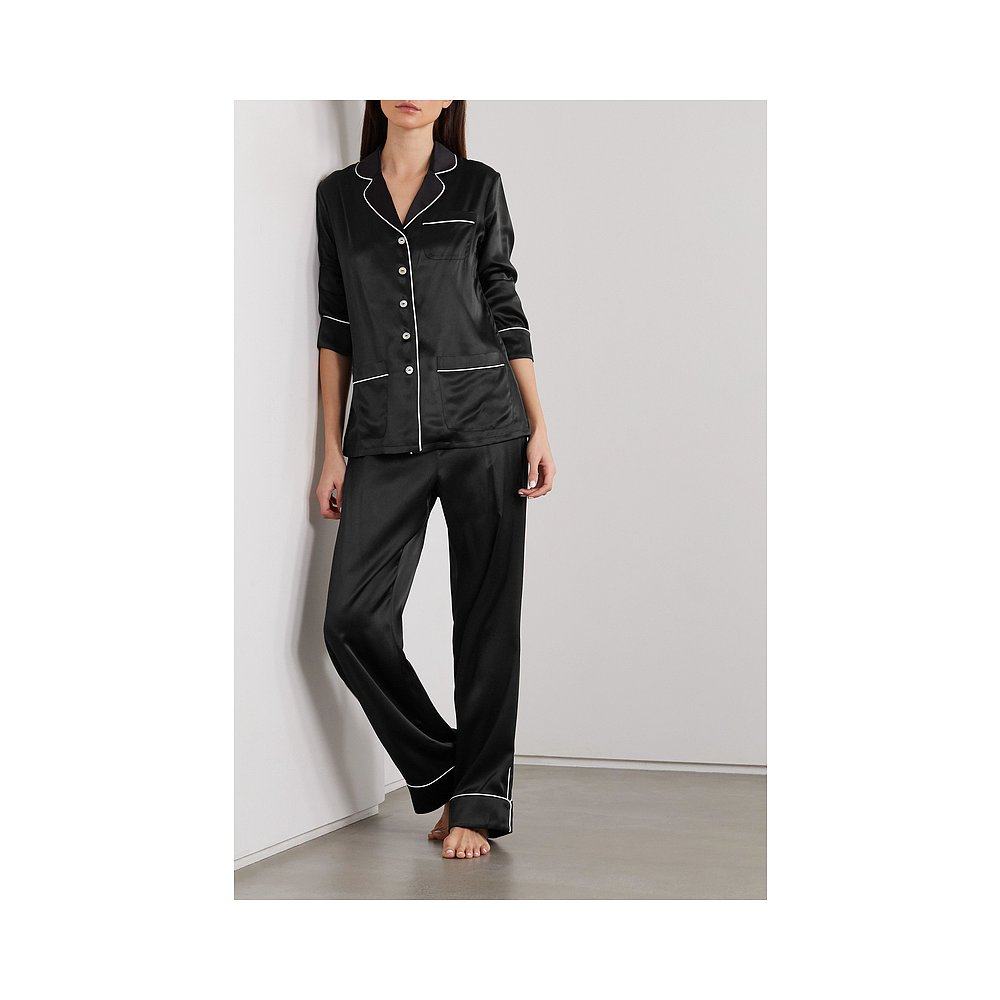 香港直邮潮奢oliviavonhalle女士coco真丝睡衣睡衣