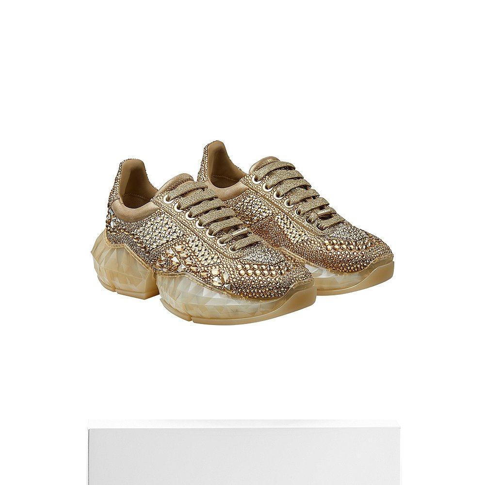 香港直邮jimmychoo女鞋diamond钻石闪光厚底老爹时尚休闲鞋