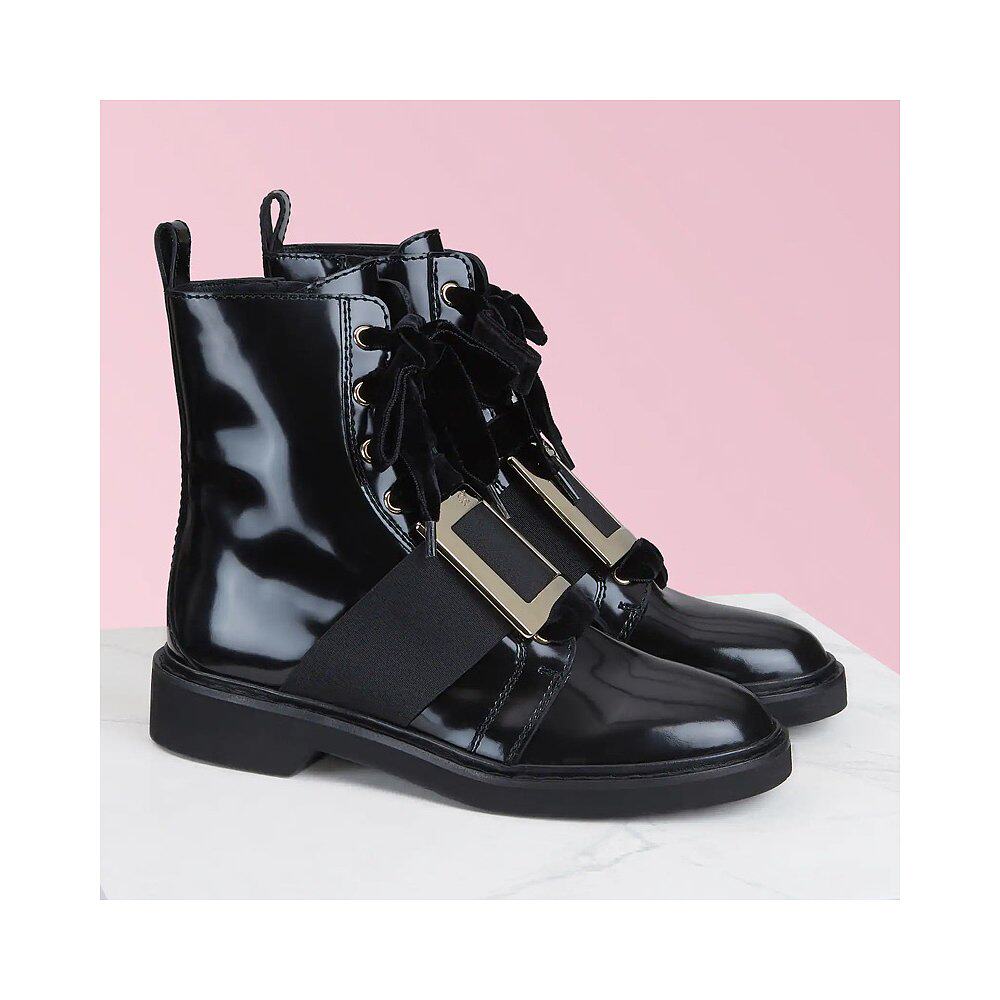 香港直邮rogervivier女士踝靴rvw54825180-mrk-b999弹力靴