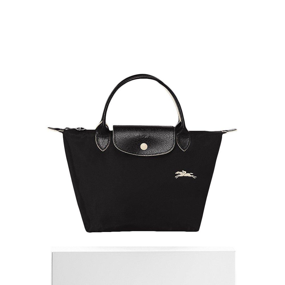 香港直邮longchamp珑骧女士黑色帆布包时尚休闲百搭1621619001通用款
