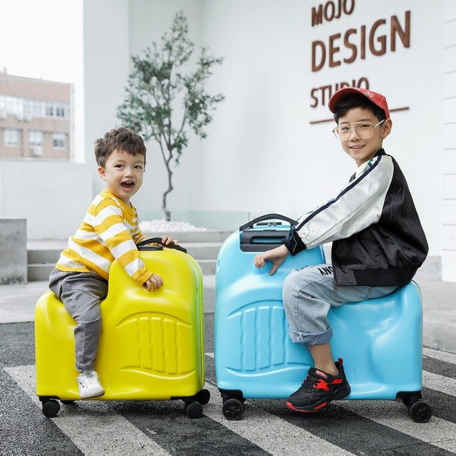 DDOTO can mount children's trolley case 20 male riding travel suitcase female universal wheel baby luggage 24 DDOTO can mount children's trolley case 20 male riding travel suitcase female universal wheel baby luggage 24