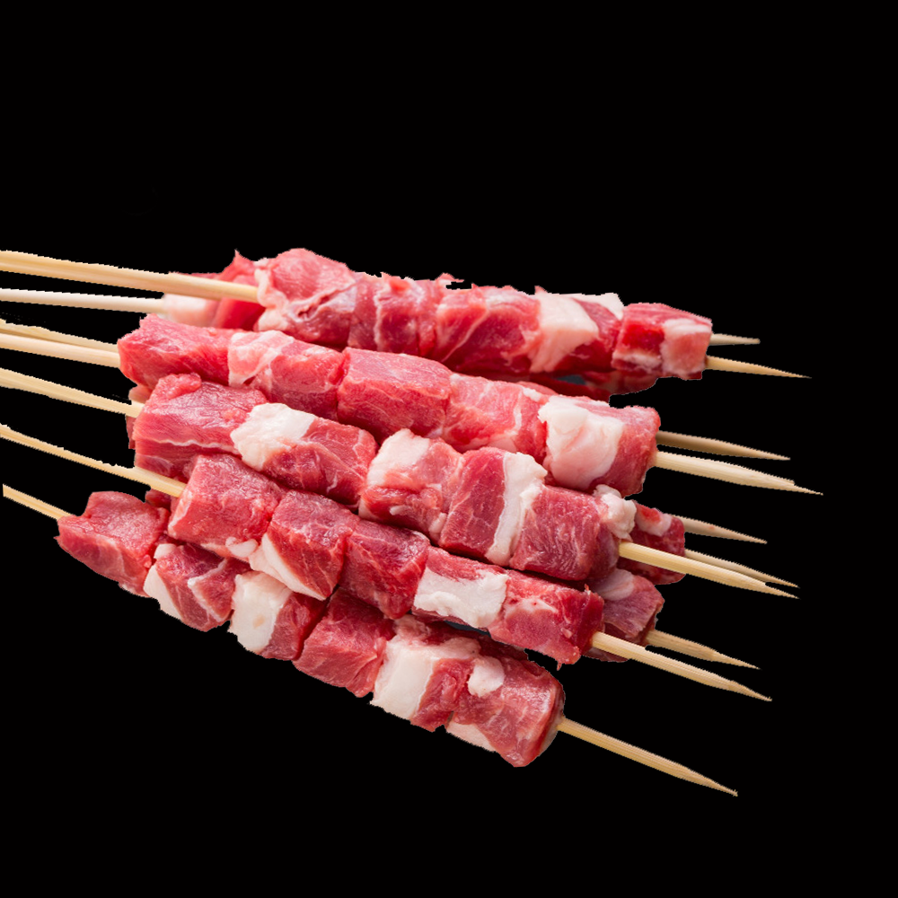 内蒙新疆孜然羊肉串 新鲜肉筋牛板筋半成品自助烧烤炉专用食材bbq