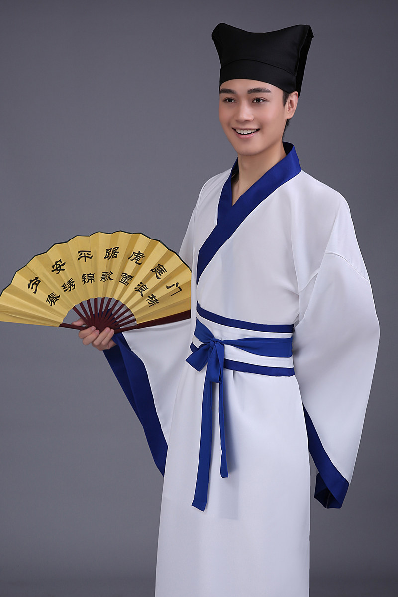 演出服古装书生服装古代民族唐装汉服男式中国民族服装