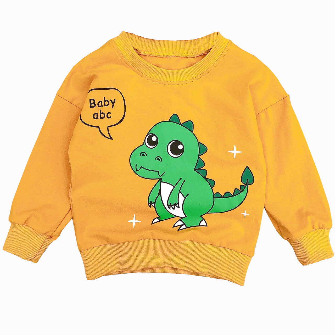 男女女童恐龙龙卫衣春款款儿童套头衫韩版卡通卫衣