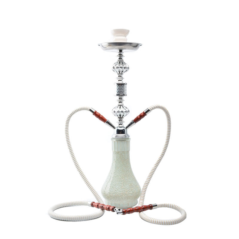 水烟人气阿拉伯全套中号双管豪华玻璃烟壶套装烟斗