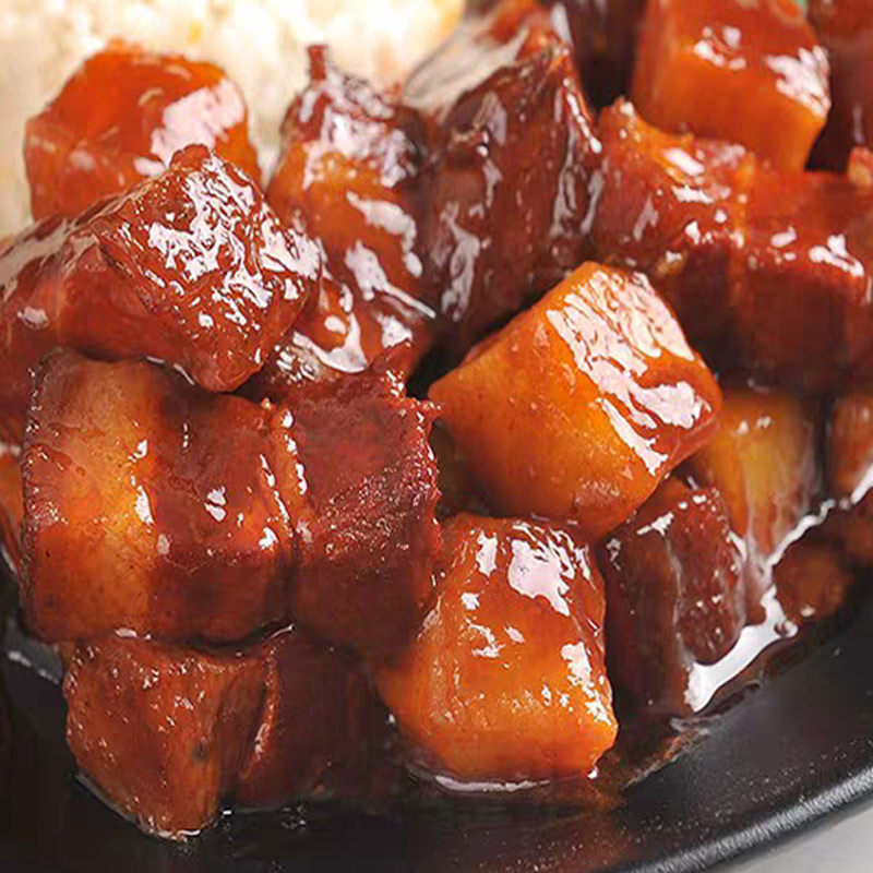 红烧肉盖浇饭速食方便菜半成品菜简餐快餐外卖盖饭料理包220g10袋