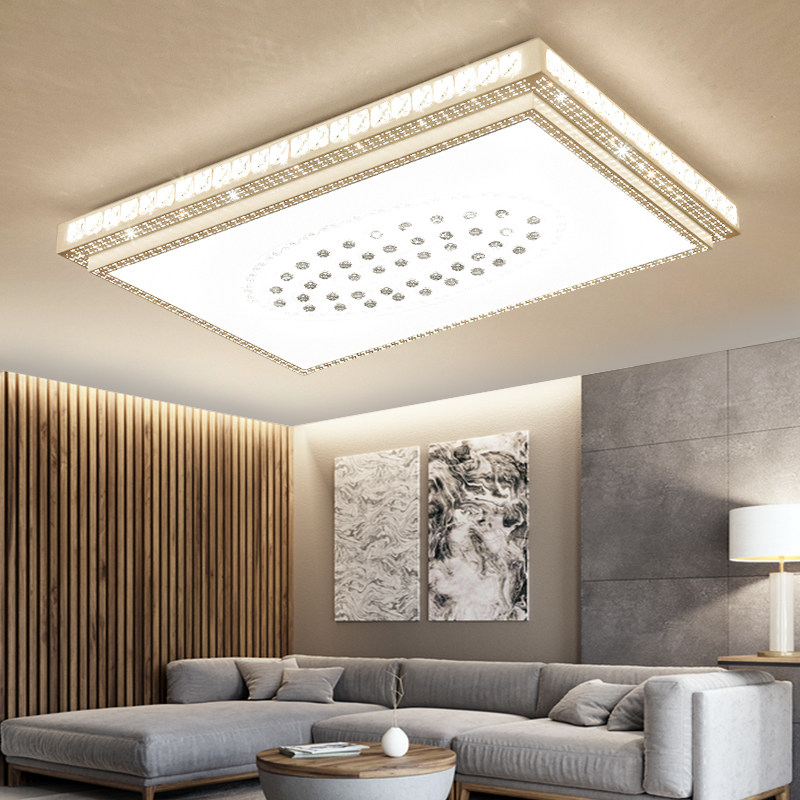 圆形led客厅吸顶灯遥控温馨简约现代卧室灯具大气大厅过道灯