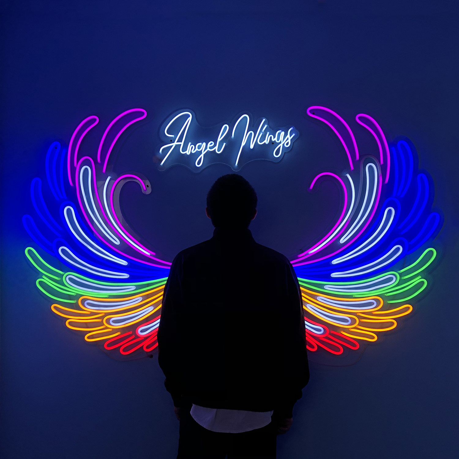 led霓虹灯发光定制酒吧网红背景墙装饰ins字母led灯带