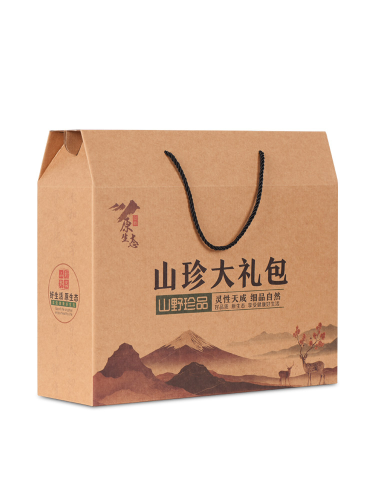 送礼东北干菌礼盒南北干货菌菇山珍礼盒公司团购过节员工福利600g