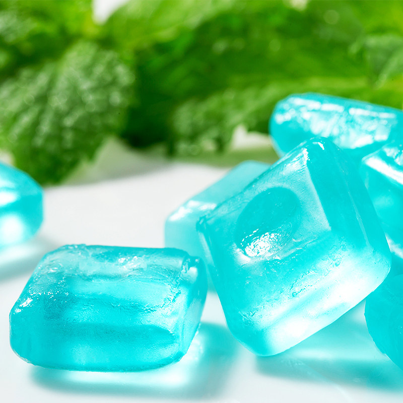 徐福记薄荷凉糖老式清凉清新口气糖果强劲随身糖果