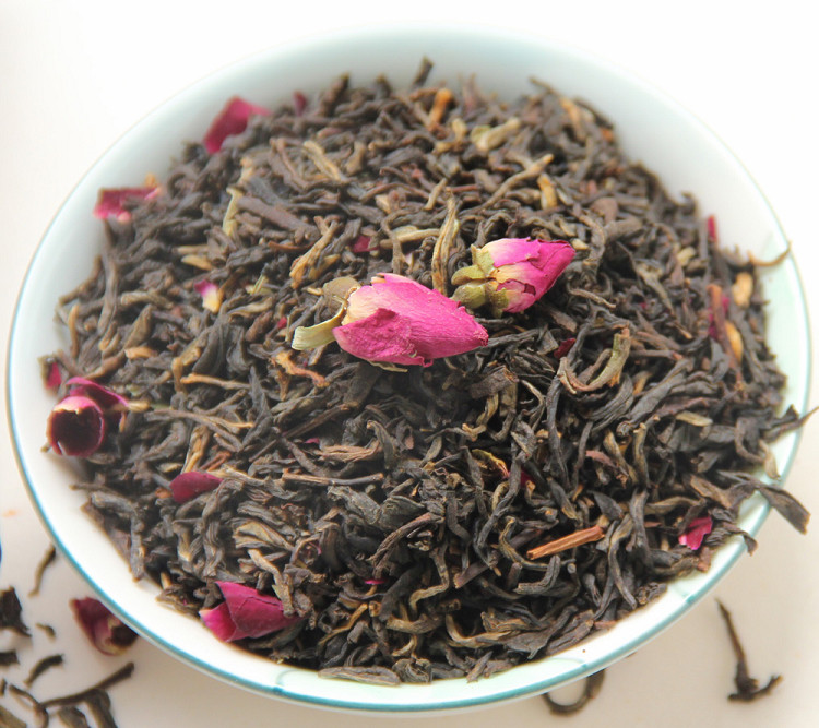 新疆玫瑰红茶叶尔羌bayram玫瑰玫瑰花花茶工夫红茶代用
