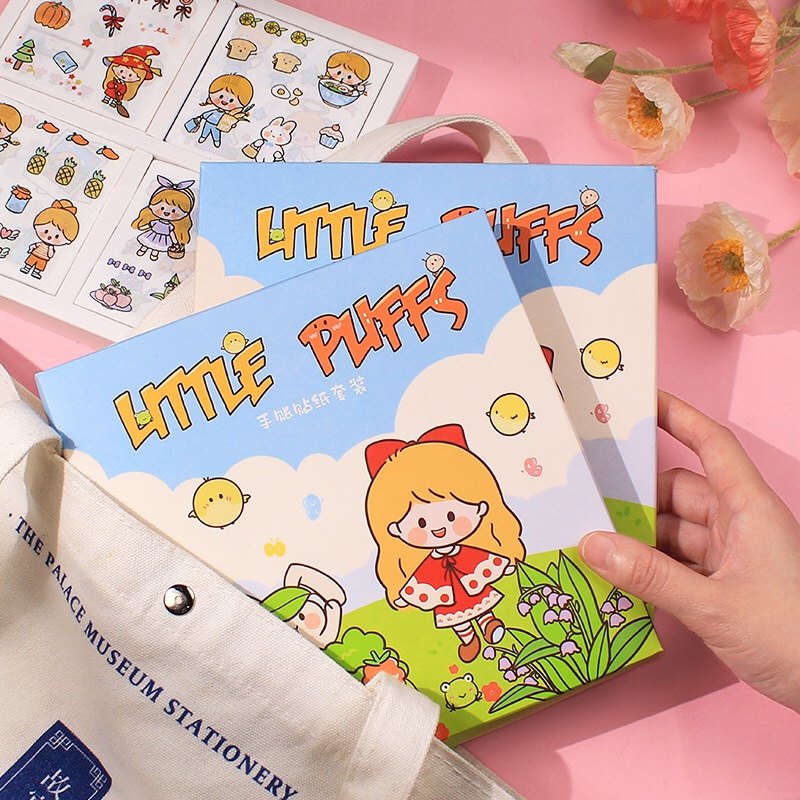 手帐贴画少女100张网红专用日记本可爱图案装饰贴纸