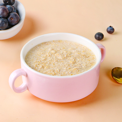 无蔗糖高纤燕麦麸皮营养早餐即食懒人健身代餐燕麦片500g冲饮谷物