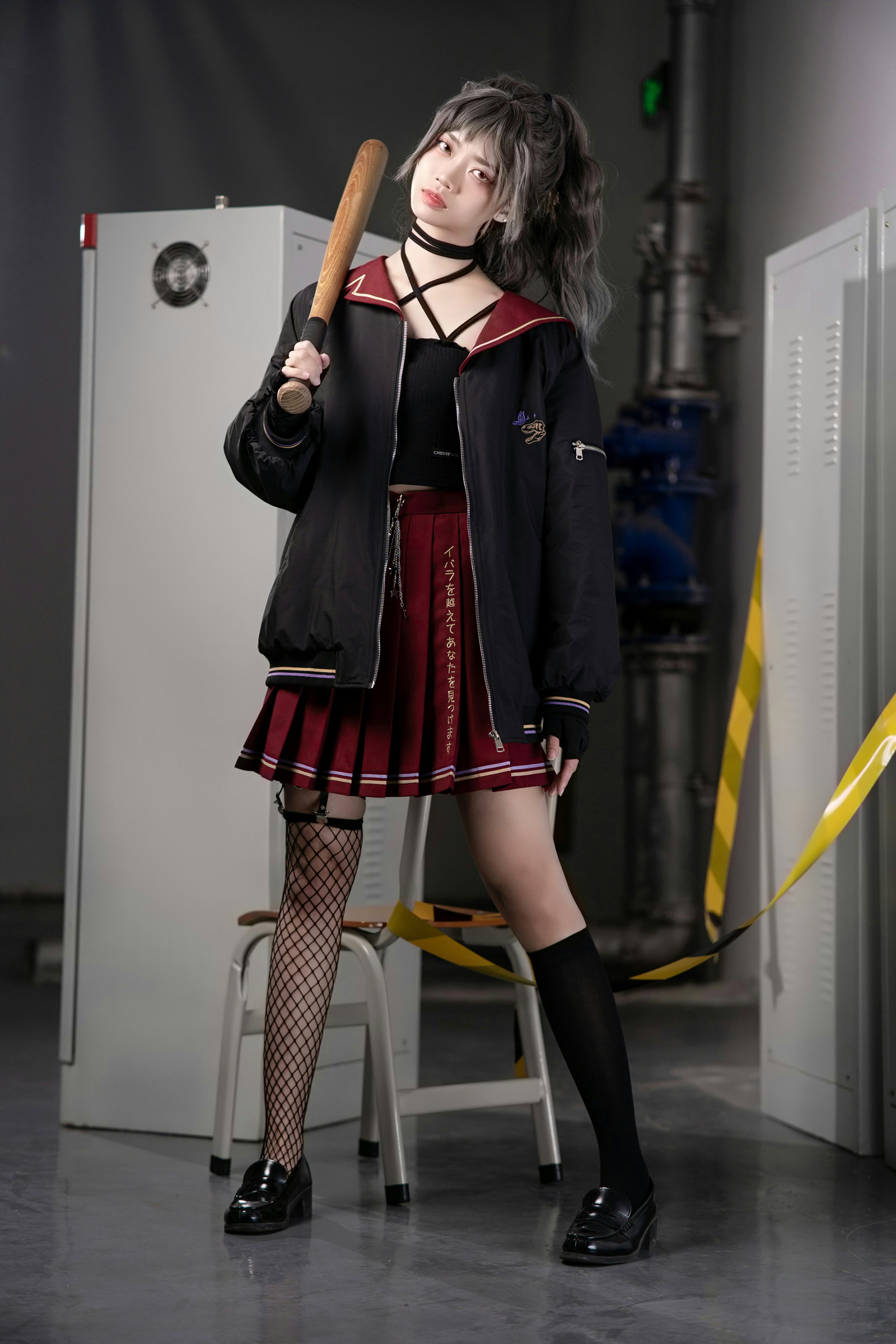 仲春二四 jk制服裙 白垩纪 中间服不良学生水手服女棒球服套装