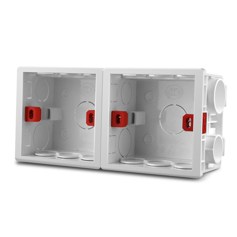 国际电工开关墙壁暗装底盒家用暗盒开关