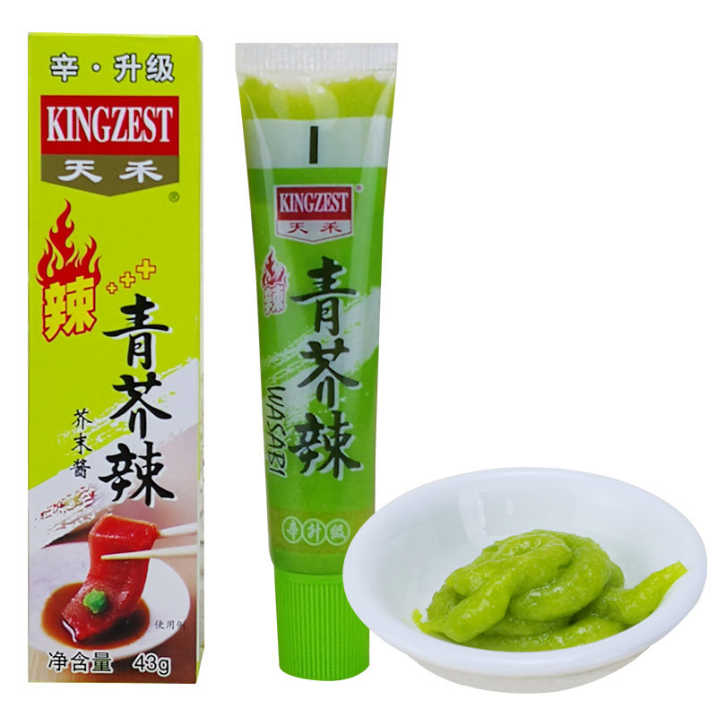 重辣重就是天禾芥末芥辣原创芥茉膏辣根43g包邮其它食品添加剂