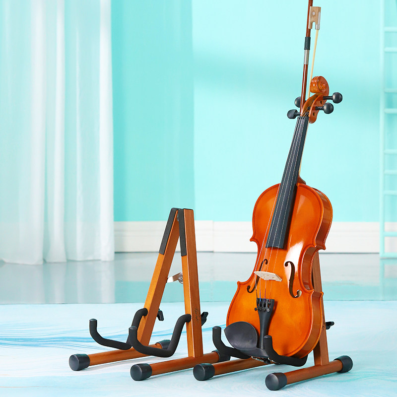 小提琴琴架实木小提放置立式支架放小架子展示架吊架