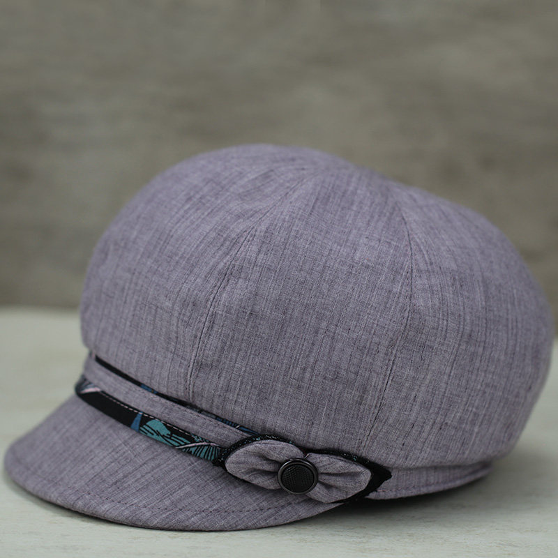 老年人帽子子女奶奶春秋软布帽薄款透气休闲中老年帽子