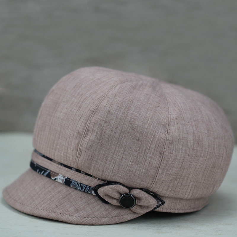 老年人帽子子女奶奶春秋软布帽薄款透气休闲中老年帽子