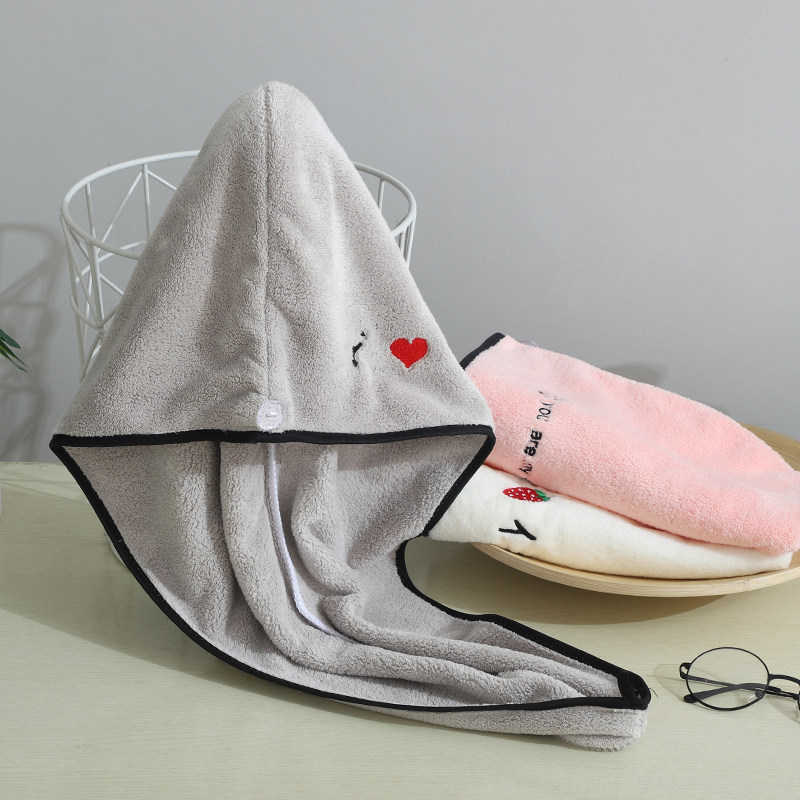 干发帽女超强吸水干发巾速干长发包头巾擦头发成人加厚包头发毛巾