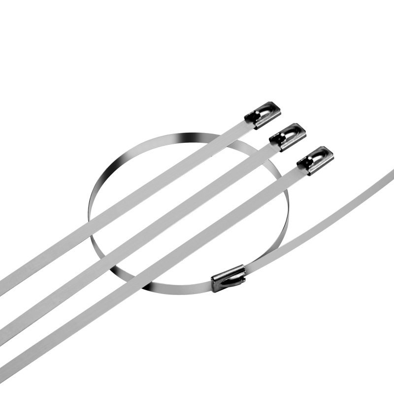 不锈钢扎带4.6mm自锁厂家直销电线桥架金属绑带缎带