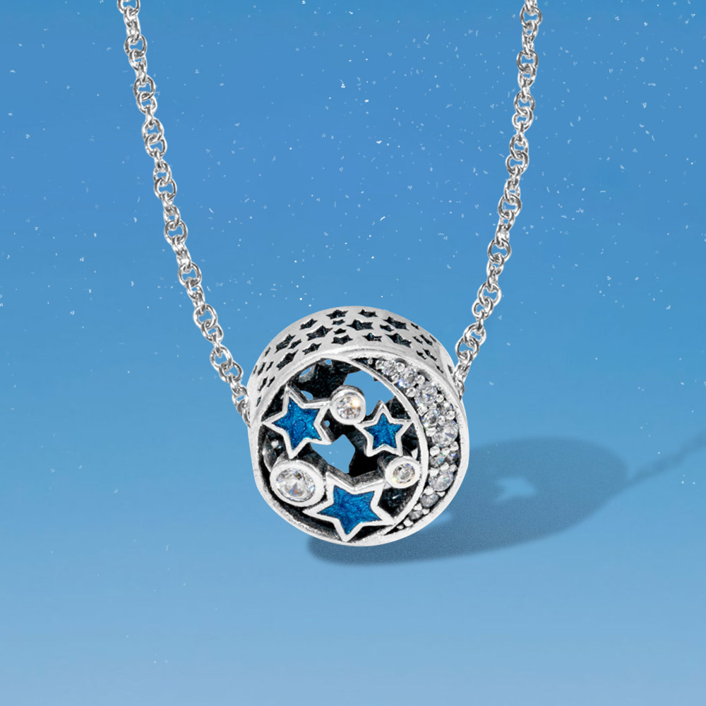 pandora潘多拉璀璨夜空项链圣诞怀旧zt1992饰品女友项链