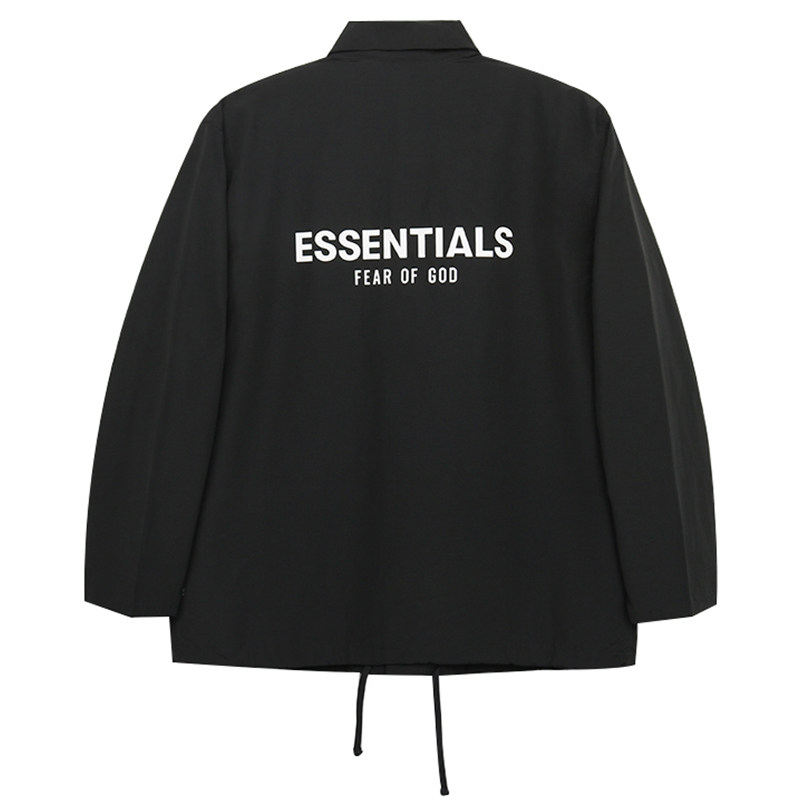 fearofgodessentialsfog反光尼龙教练夹克男女夹克