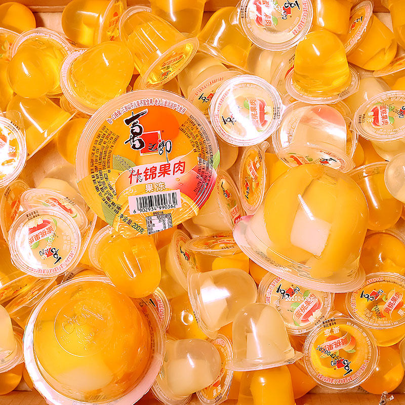 3斤喜之郎果肉果冻零食散装儿童学生整箱1斤果冻