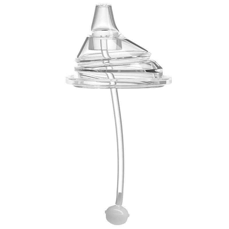 hegen奶嘴重力球奶瓶吸管鸭嘴婴儿童饮水杯赫根硅胶把手通用配件-mc母