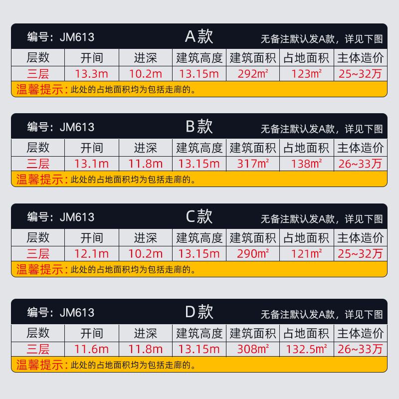 新中式三层别墅设计图纸自建房屋设计施工图全套带效果图水电齐全