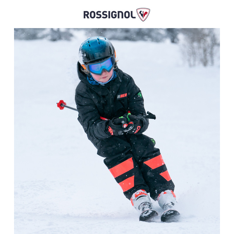 rossignol金鸡男童儿童hero系列滑雪单板双板防水滑雪裤