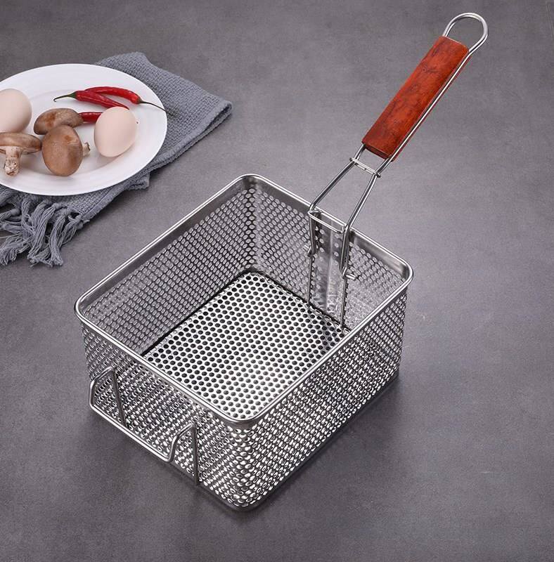 炸蓝炸筐加粗加大过滤酒店专用不锈钢漏勺商用漏勺