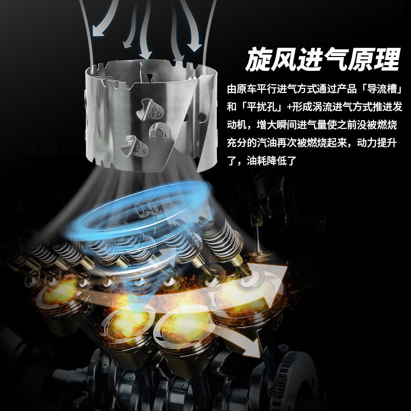 吉特兴汽车车动力提升改装涡轮增压器自吸进气涡流增压器