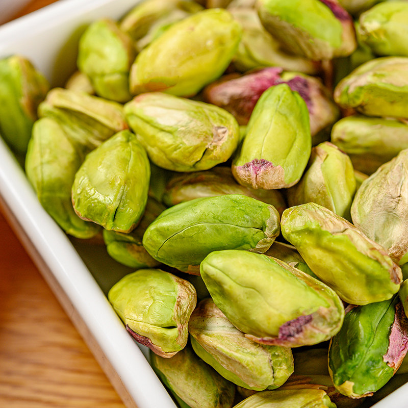 开心果新货颗粒开心果仁净重500g包邮大罐装去壳开心果